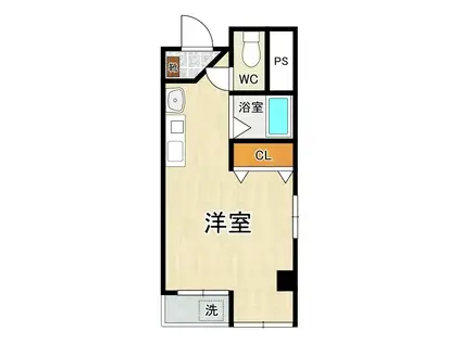 めぞんJT(1K/3階)の間取り写真