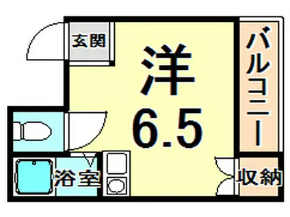 パーソナルマンション杭瀬Ⅱ(ワンルーム/4階)の間取り写真