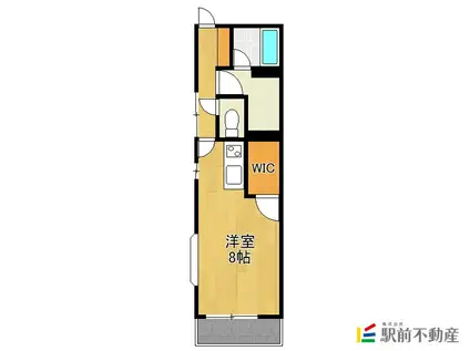 エンジェルコーポ(1K/1階)の間取り写真