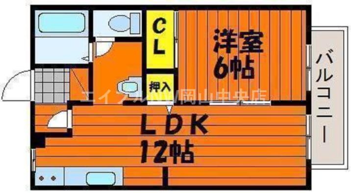 ライフステージ(1LDK/1階)の間取り写真
