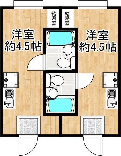 サクセスコート都島(ワンルーム/3階)の間取り写真
