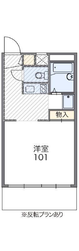 レオパレス森岡(1K/2階)の間取り写真