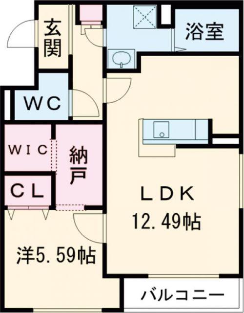 カーサパズ E(1SLDK/3階)の間取り写真