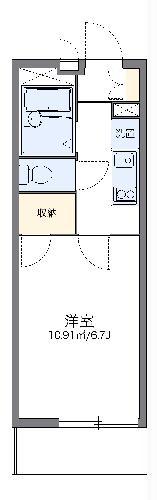 レオパレスサンライズ(1K/3階)の間取り写真