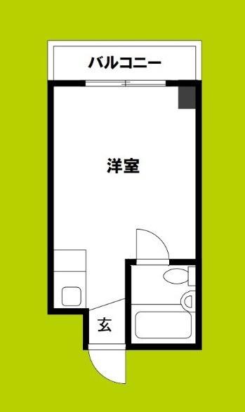 エクラ今里駅前(ワンルーム/4階)の間取り写真