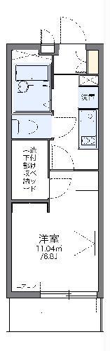 レオパレス陽だまり(1K/3階)の間取り写真