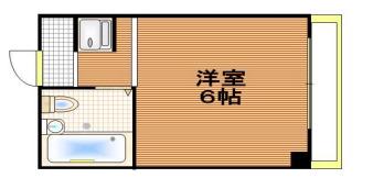 YOUハイム寿II番館(ワンルーム/3階)の間取り写真