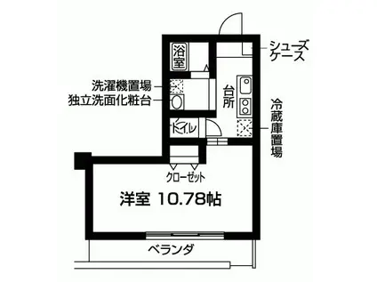 EAU DE VIE烏丸通(1K/5階)の間取り写真