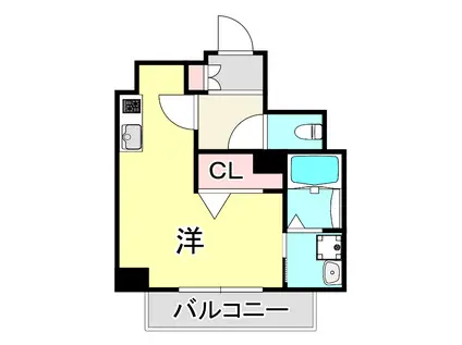 SDグランツ神戸駅前(ワンルーム/9階)の間取り写真