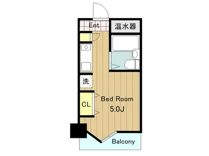 リヴェール多摩センター(1K/5階)の間取り写真