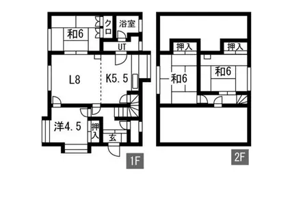 富丘4条4丁目戸建(5LDK/1階)の間取り写真