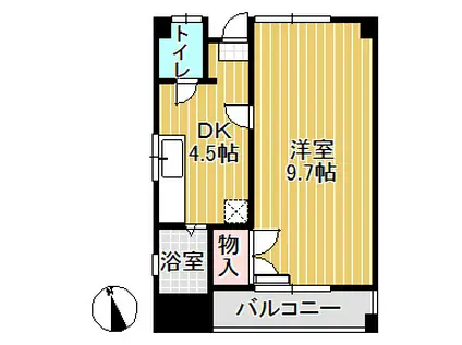 グリーンヒル和光(1DK/1階)の間取り写真