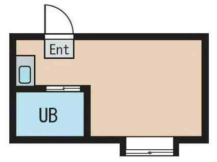 REDEAL三鷹(ワンルーム/1階)の間取り写真