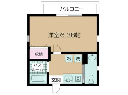 NSーGATE 青井 SECOND STAGE(1K/3階)の間取り写真