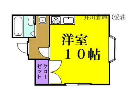 コーポMY(1K/2階)の間取り写真