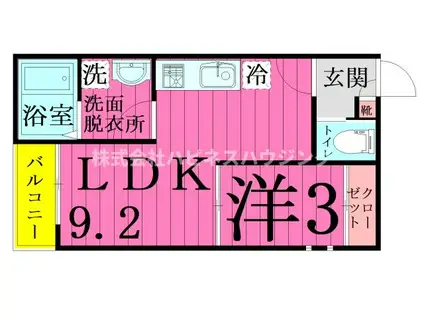 REGALEST LA CANPANELLA レガリスト ラ カンパ(1LDK/1階)の間取り写真