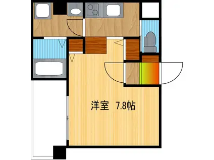 マイライフガーデンPART2(1K/5階)の間取り写真