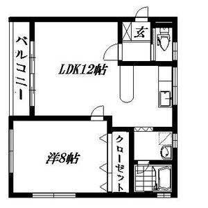 セノーテ(1LDK/2階)の間取り写真
