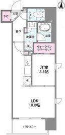 シーズンフラッツ新大阪(1LDK/3階)の間取り写真