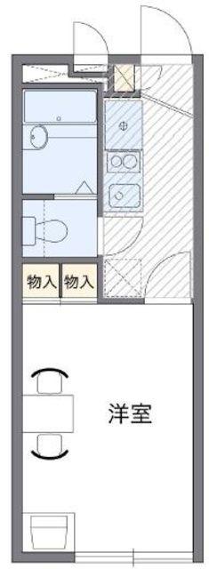 レオパレスグランエスポワール(1K/2階)の間取り写真