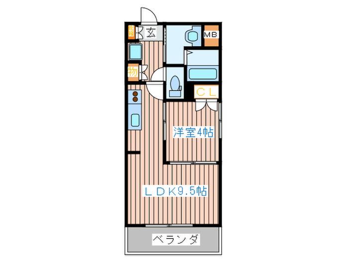HF仙台長町レジデンス(1LDK/11階)の間取り写真