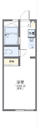 レオパレス極楽寺(1K/2階)の間取り写真