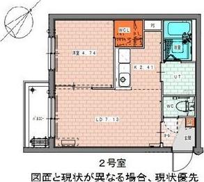 FAVORITE福住(1LDK/3階)の間取り写真