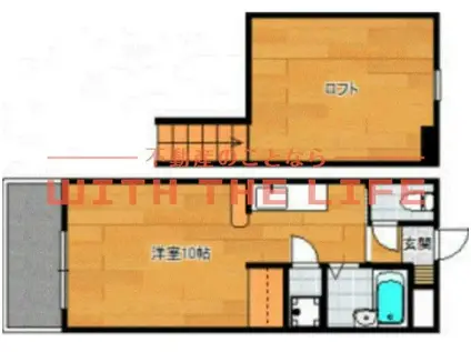 シャント国分(ワンルーム/1階)の間取り写真