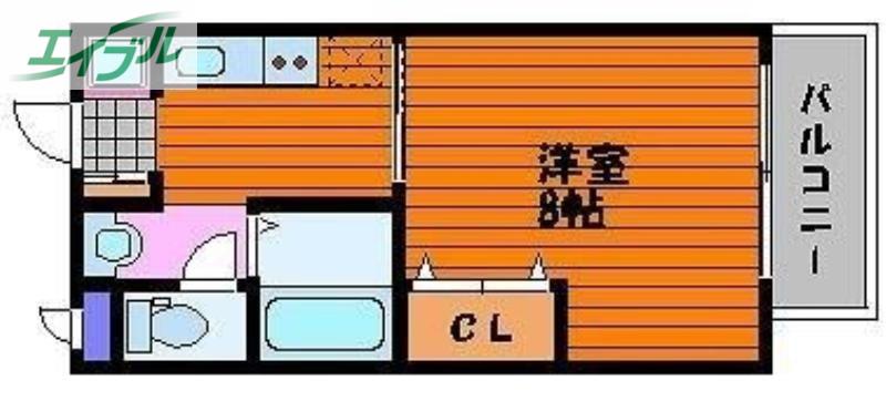 アーバンネット新屋敷(1K/1階)の間取り写真