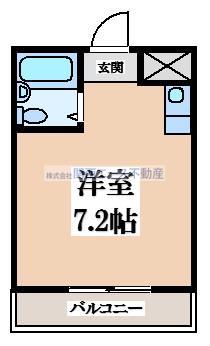 TTN鴻池新田(ワンルーム/3階)の間取り写真