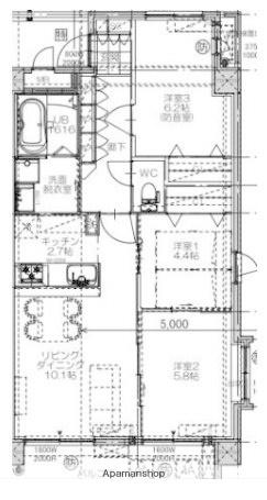 アーベイン永楽(3LDK/2階)の間取り写真