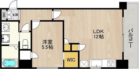 CASA FELICE(1LDK/2階)の間取り写真