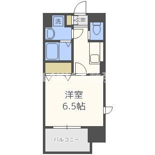 RITZ COURT(1K/5階)の間取り写真