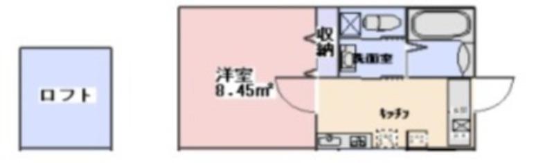 コーラルコート秋津 弐番館(1K/2階)の間取り写真