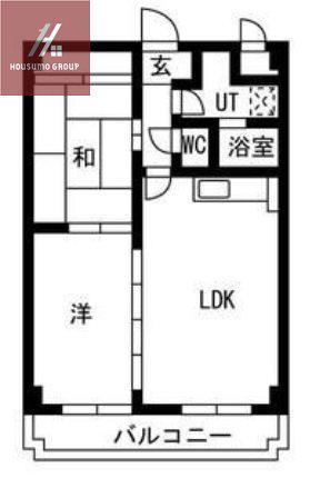 エムテック八尾(2LDK/4階)の間取り写真