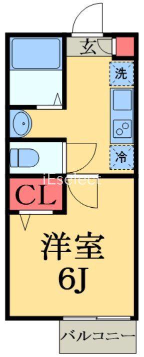 アーバンヒルズ(1K/2階)の間取り写真