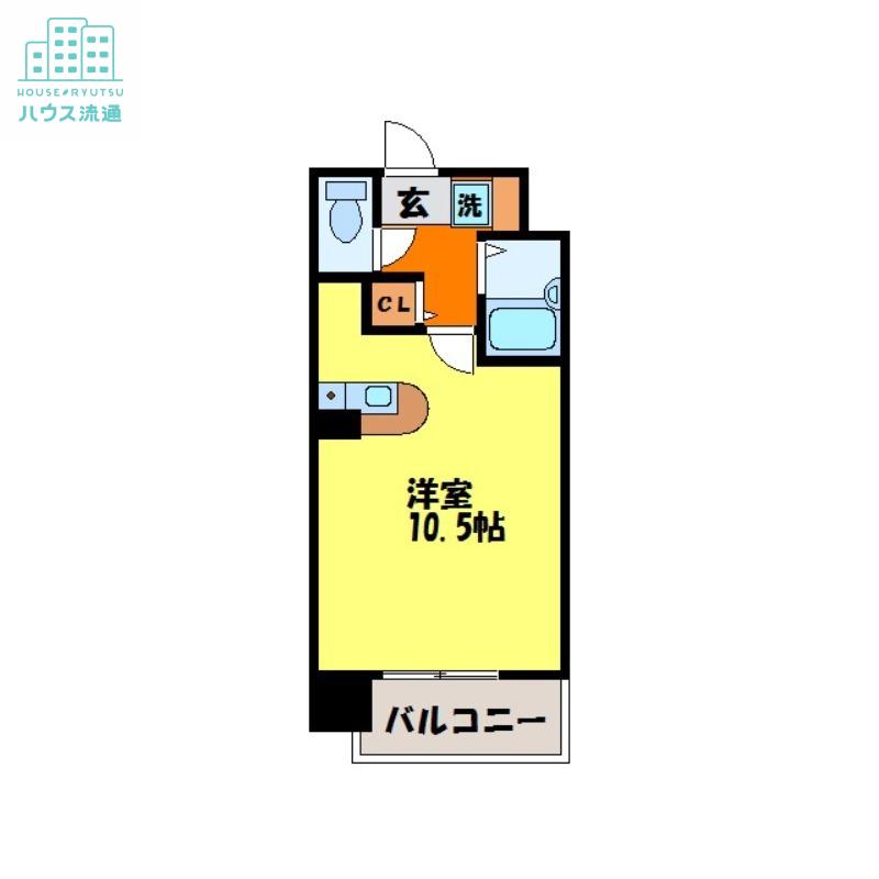 レジデント京泊(ワンルーム/5階)の間取り写真