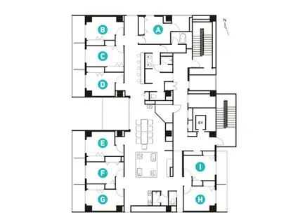 DENCITY CROSS SITE(ワンルーム/10階)の間取り写真