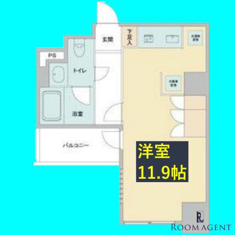 ドゥーエ大須(ワンルーム/3階)の間取り写真