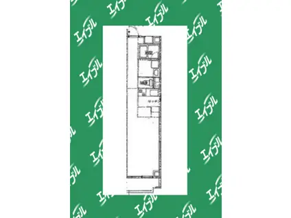 ミレニアム八田(1K/1階)の間取り写真