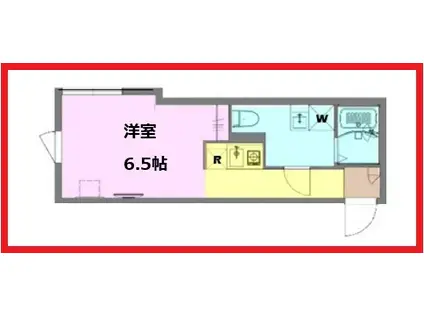 ウィレ・ニシアライII(ワンルーム/2階)の間取り写真