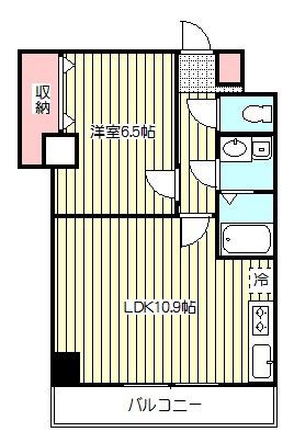 プリマ ヴェーラ(1LDK/3階)の間取り写真