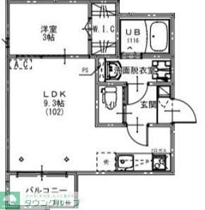 KEIAI RESIDENCE 大和田V(1LDK/3階)の間取り写真