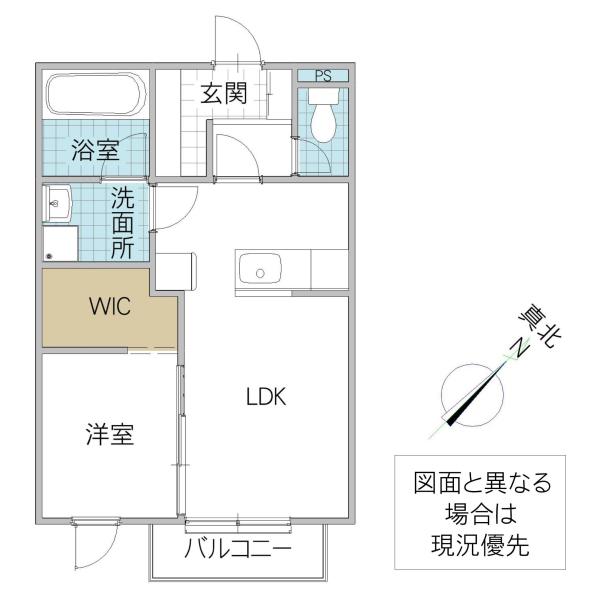 HIGASHI-AKATSUKA TERRACE(1LDK/2階)の間取り写真