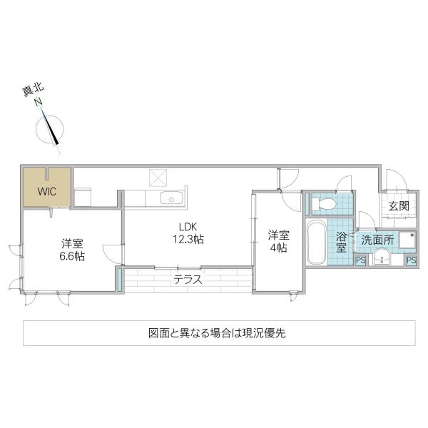 DS LIEN B B号地(2LDK/1階)の間取り写真