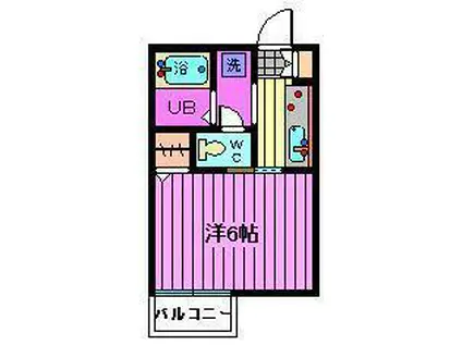 LIMOUSINE(1K/2階)の間取り写真