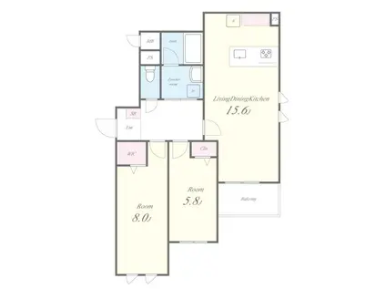 STANDT NERIMA-KASUGACHO(2LDK/2階)の間取り写真