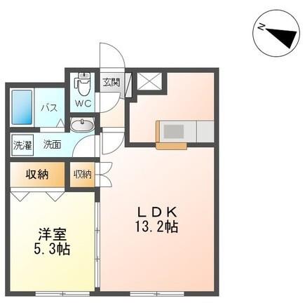 I・GRACE22(1LDK/3階)の間取り写真
