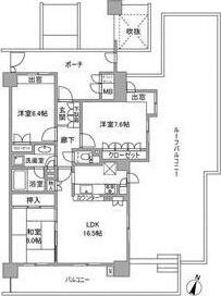 ジオ千里桃山台5番館(3LDK/6階)の間取り写真