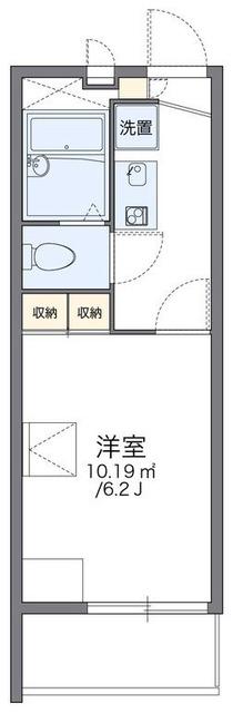 レオパレス中宗岡(1K/2階)の間取り写真